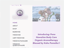 Tablet Screenshot of hawaiianalohablessings.com